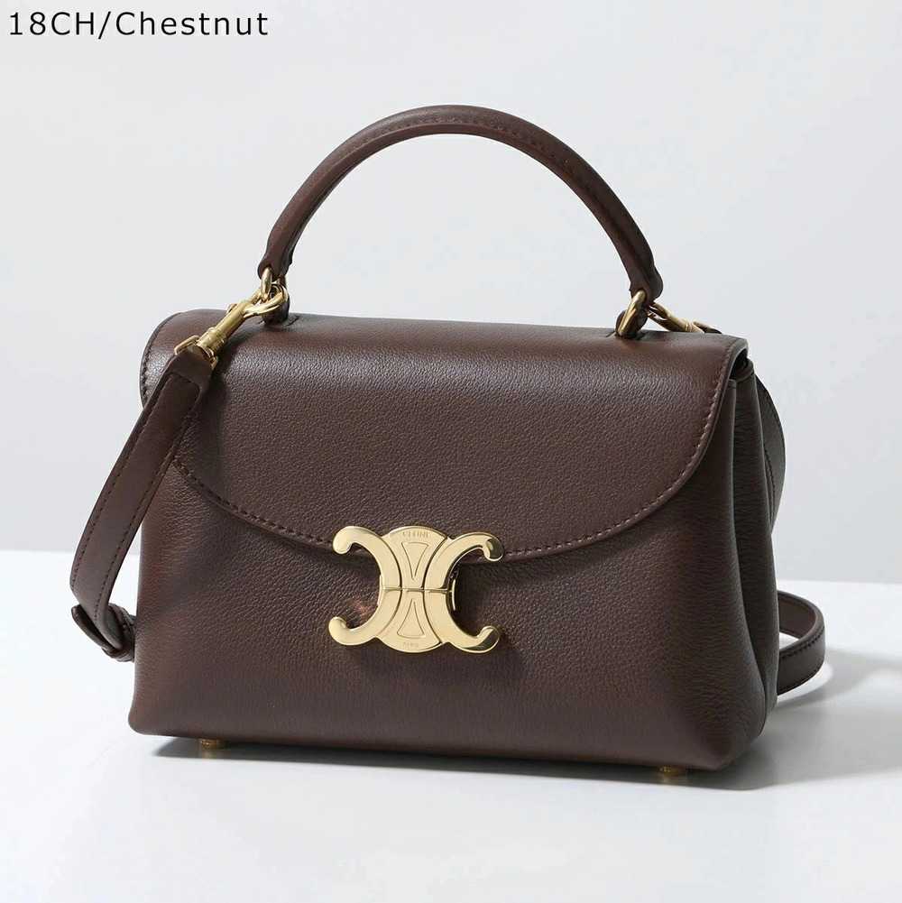 Celine Teen Nino handbag leather shoulder bag Triomphe